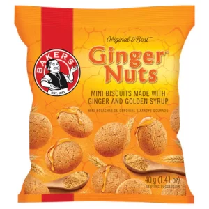 Bakers Ginger Nuts 40g