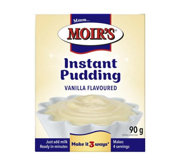 Moirs Instant Vanilla Pudding 90g