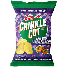 Willards Crinkle Cut Garlic Bread 120g