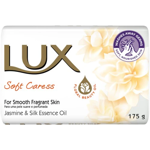 Lux Soft Caress Jasmine & Silk Essence Oil Soap Bar 175g
