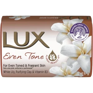 Lux Even Tone White Lily, Purifying Clay & Vitamin B3 Soap Bar 175g