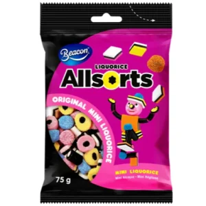 Beacon All Sorts Original Mini Liquorice 75g  BB 18/10/26
