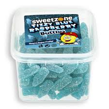 Sweetzone Fizzy Blue Raspberry Bottles 170g