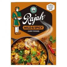 Robertsons Rajah Mild & Spicy Curry Powder 100g BB 12/07/27