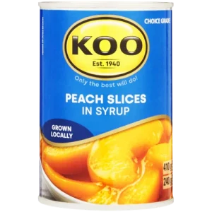 Koo Peach Slices 410g BB 15/02/27