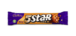 Cadbury 5 Star 48.5g BB 21/07/26