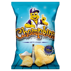 Chompkins Salt & Vinegar 100g BB 04/12/26