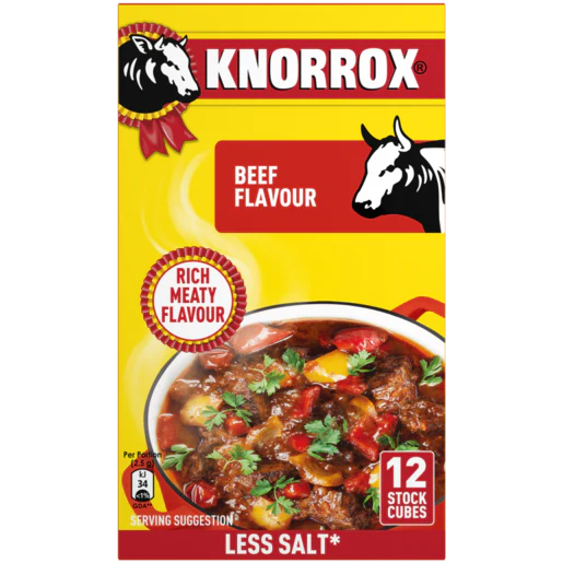 Knorrox Cubes Beef 12x10g BB 26/11/27