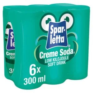 Sparletta Cream Soda 6x300ml BB 15/01/27
