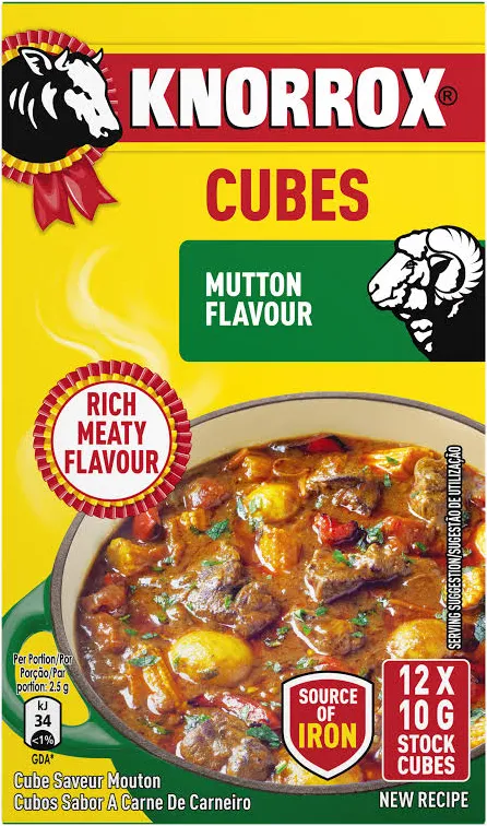 Knorrox Cubes Mutton 12x10g BB 28/07/27