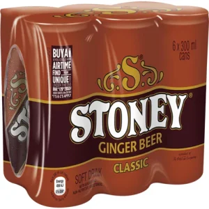 Stoney Ginger Beer 6x300ml BB 12/05/26