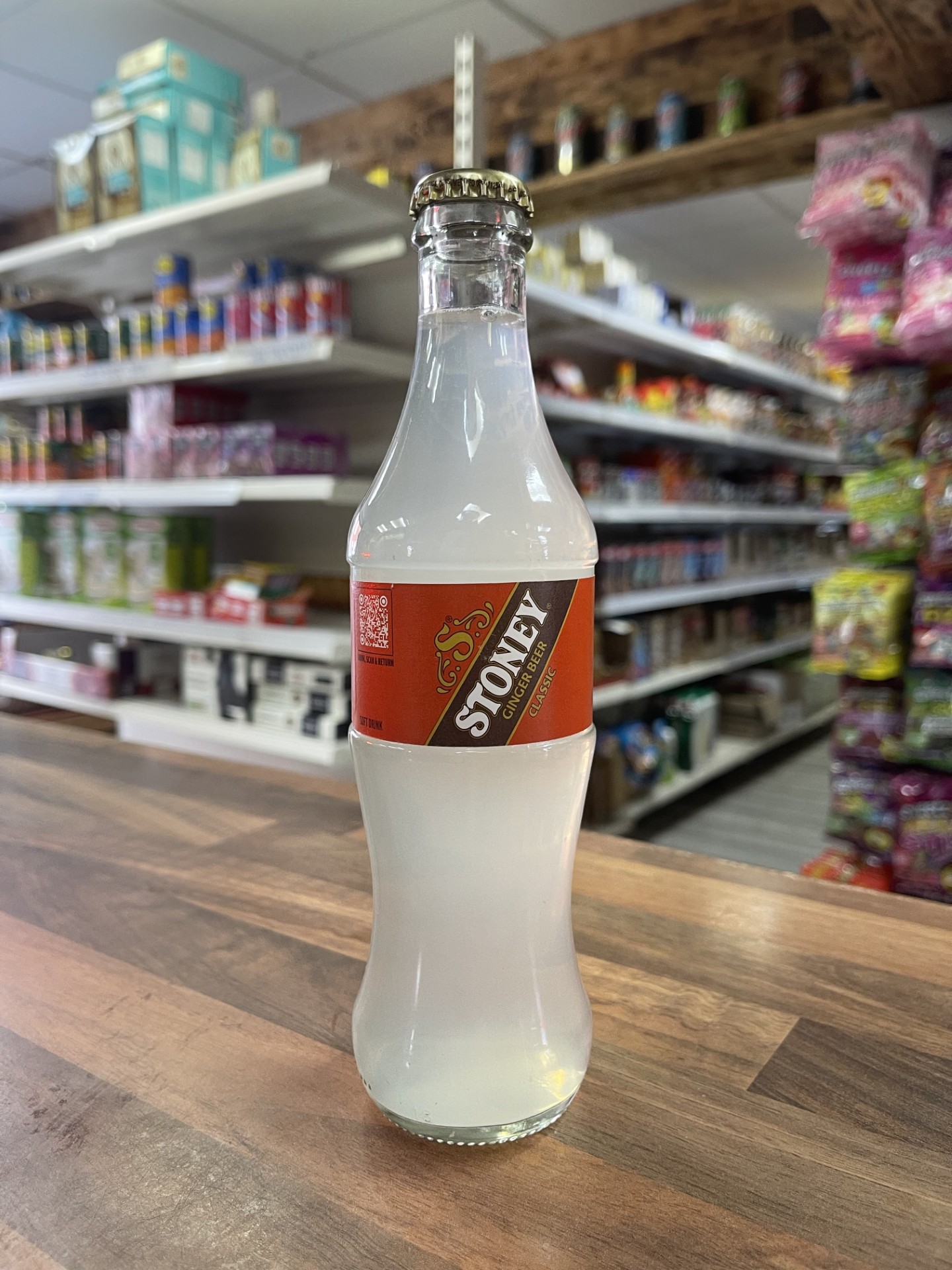 Stoney Ginger Beer SA Glass 300ml BB 17/02/27