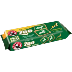 Bakers Iced Zoo Vanilla Springboks Limited Edition 150g BB 11/12/26