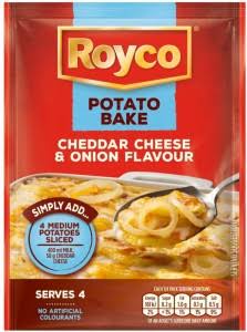 Royco Potato Bake Cheddar Cheese & Onion 40g BB 12/09/26
